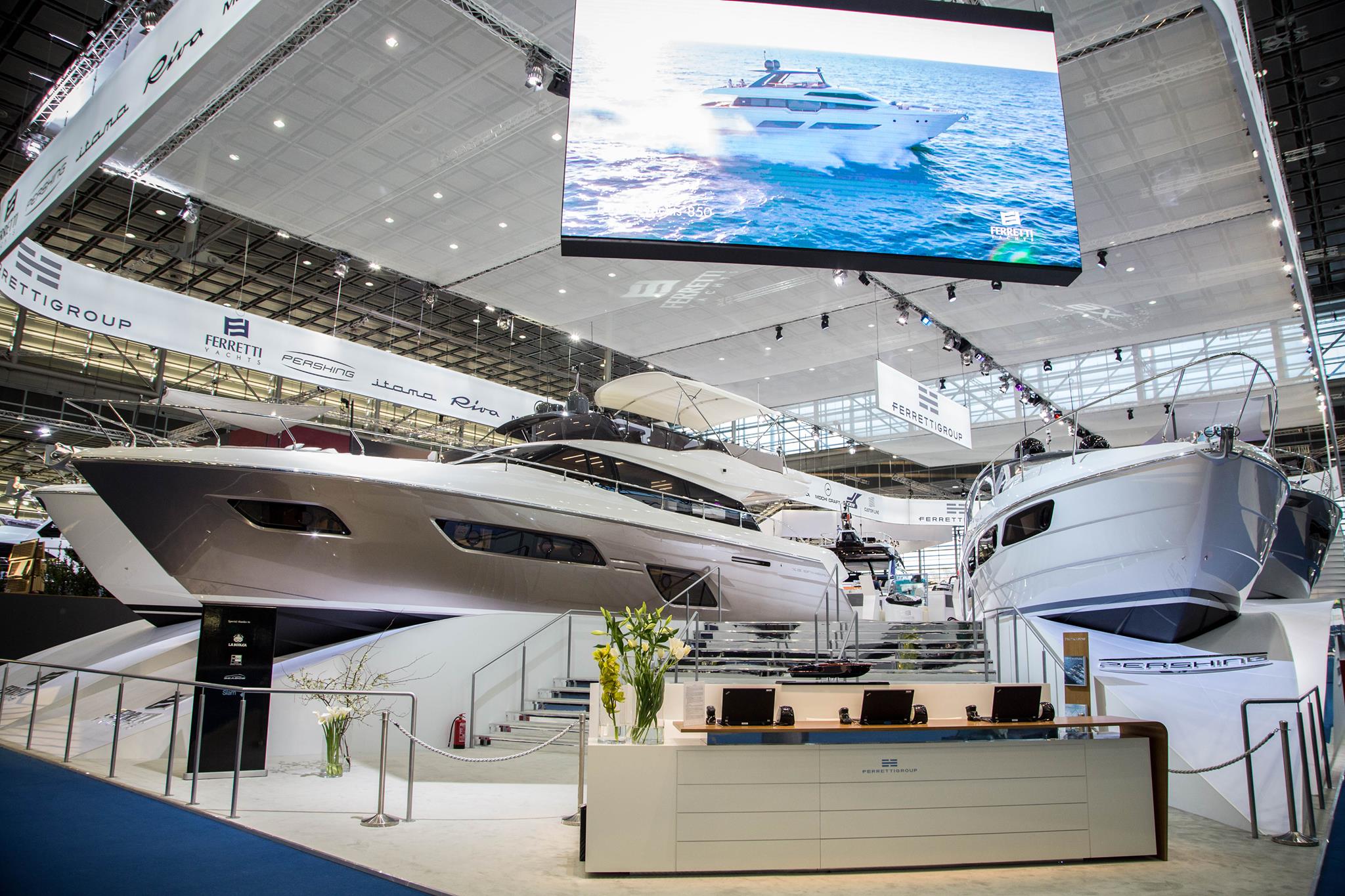 Лучшие лодки Ferretti Group на boot Düsseldorf