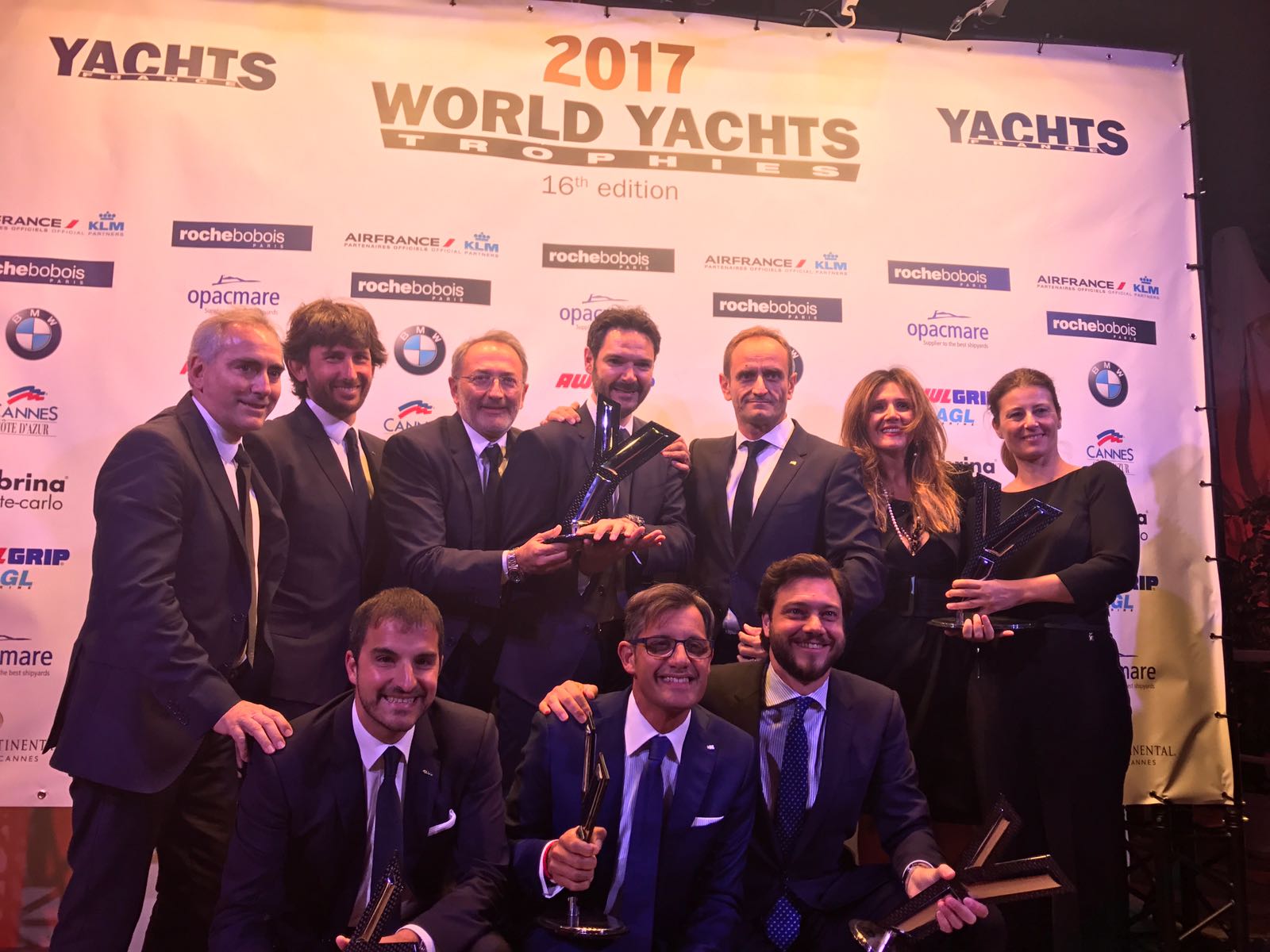 FERRETTI GROUP названа «Верфью года», завоевав целых 5 наград престижной WORLD YACHTS TROPHIES 2017 