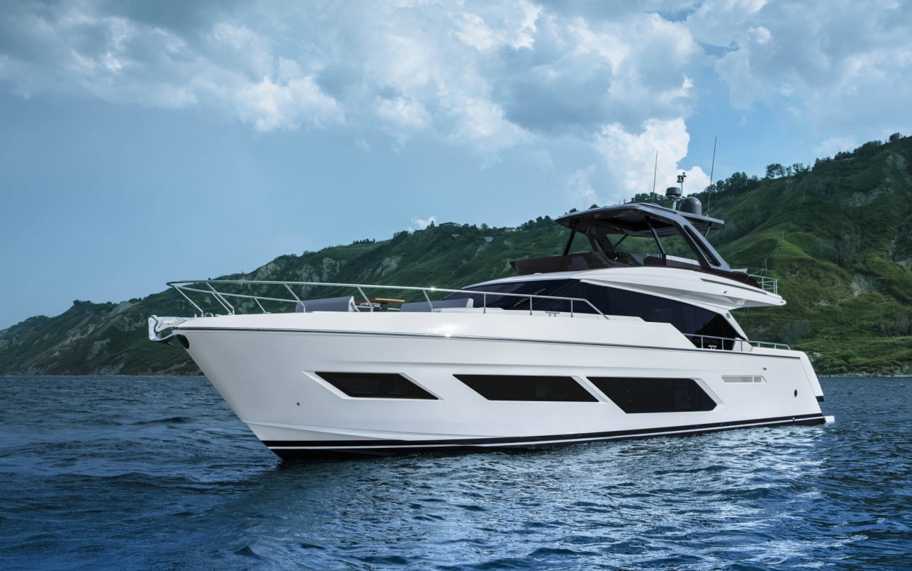 Ferretti Yachts 720: вилла на воде